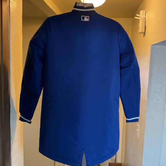 Authentic Los Angeles Dodgers Blue On Field Performance Jacket Men Small NEW NWT - Picture 2 of 12
